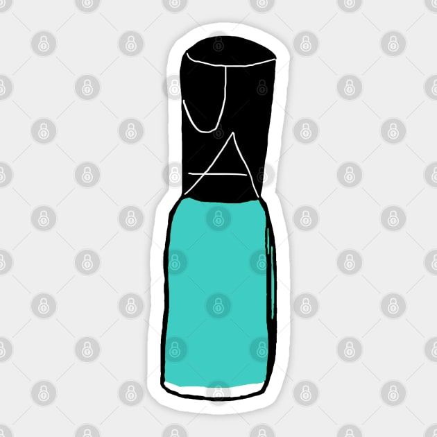 Aqua Nail Polish Sticker by JadedAlice